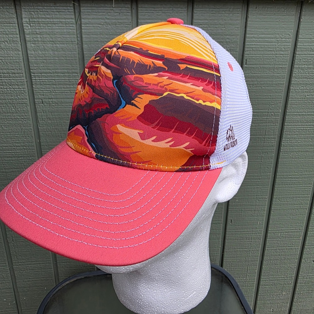 Wild Tribute Grand Canyon National Park Trucker Hat Adult‎ Multicolor Mesh NWOT